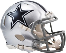 * Sale * Dallas Cowboys Nfl Speed Mini Football Helmet Riddell - Ship Fast! - £24.33 GBP