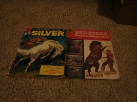 LOT OF {2} VINTAGE WESTERN DELL COMIC BOOKS - £9.51 GBP