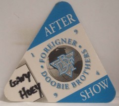 FOREIGNER / DOOBIE BROTHERS - ORIGINAL CLOTH CONCERT BACKSTAGE GARY HOEY... - £7.46 GBP