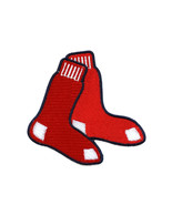 Boston Red Sox World Series MLB Baseball Embroidered Iron On Patch Socks - £4.35 GBP+