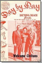 Daytona Beach, FLORIDA/FL,1967 Day By Day Guide Booklet - £9.59 GBP