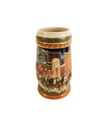 1997 Budweiser Clydesdales Holiday Stein, &quot;Home For The Holidays&quot;, Ceram... - $20.07 CAD