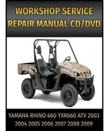 Yamaha Rhino 660 YXR660 ATV Service Manual 2003 2004 2005 2006 2007 2008... - £16.58 GBP