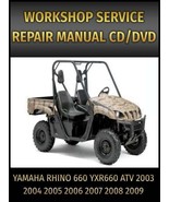 Yamaha Rhino 660 YXR660 ATV Service Manual 2003 2004 2005 2006 2007 2008... - $21.09