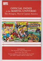 Avengers Thor Capt America Official Index Marvel Universe #4 (Marvel 2010) - £2.96 GBP