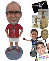 Personalized Bobblehead Short Coach Watching The Team Succeed - Sports &amp; Hobbies - £67.94 GBP