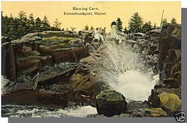 Early KENNEBUNKPORT, MAINE/ME POSTCARD, Blowing Cave - $4.50