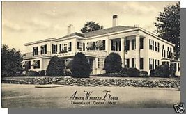 Early FRAMINGHAM, MASS/MA POSTCARD, Abner Wheeler House - $4.00