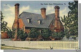 WILLIAMSBURG, VIRGINIA/VA POSTCARD, The Public Gaol - $4.50