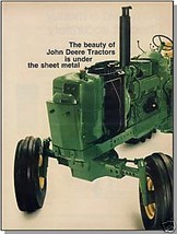 1971 John Deere 2-PAGE Ad, Turbo-Built Farm Tractor, - $8.00