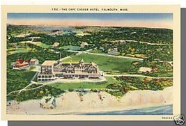 FALMOUTH, MASS/MA POSTCARD, The Cape Codder Hotel - $3.50