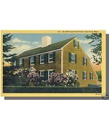 NORTH BREWSTER, MASS/MA POSTCARD, Old Cape Cod House - £3.18 GBP