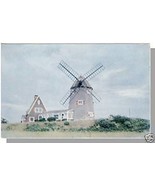 Quaint BREWSTER, MASS/MA POSTCARD, Windmill, Cape Cod - $6.31 CAD