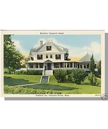 MARTHA&#39;S VINEYARD, MASS/MA POSTCARD ,Tashmoo Inn, Cape - $5.47 CAD
