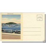 Unusual Divided CAPE COD, MASS/MA POSTCARD, Yachts - $6.16 CAD
