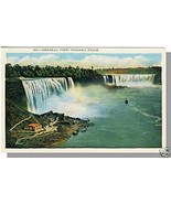 Nice NEW YORK/NY POSTCARD, Niagara Falls, General View - $5.47 CAD