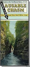 Stunning AUSABLE CHASM, NEW YORK/NY BROCHURE, 1960&#39;s? - $10.00