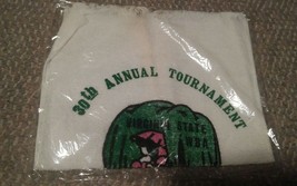 VTG 30th Annual Virginia State WBA Bowling Towel 1987 Hampton Newport News New - £7.95 GBP