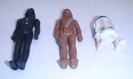 Lot Of Original Star Wars Action Figures - Darth Vader, R2D2, Chewbacca - £26.72 GBP