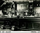 RPPC Bale Of Hay Saloon Virginia City MT Montana Western Ways Postcard U... - $14.42