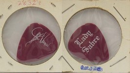 LADY SABRE - VINTAGE OLD CHRIS WARREN TOUR CONCERT GUITAR PICK - $15.00