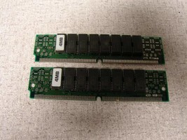 NEC 4mb 72 pin 60ns memory fast page pair 8mb total - $7.18