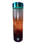 Starbucks Summer 2020 Ombre Rainbow Slim Glass Water Bottle - $271.07 MXN