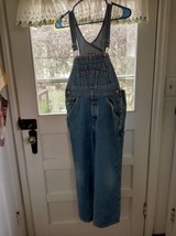 Old Navy carpenter/overalls sz8 blue jeans 30&quot; waist The Best in Denim 100cotton - £31.69 GBP