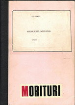 1988 Original Manuscript F J Ossang Aventures Et Mort D’arthur Strike King - £366.70 GBP