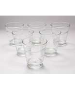 6 Spiral Rocks Glasses Cristar Clear 12 Ounce NEW - £12.51 GBP