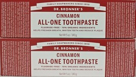 Dr Bronner&#39;s Cinnamon Organic All-One Toothpaste 5 Oz. Each 2 Pack  - £18.77 GBP