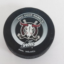 Red Deer Rebels Offical Western Hockey League Puck WHL Alberta Canada In... - £9.31 GBP