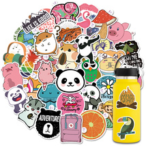 100pcs Cute Vinyl Decorative Stickers Decal with Handle for Laptop Water... - $10.99