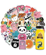 100pcs Cute Vinyl Decorative Stickers Decal with Handle for Laptop Water... - £8.64 GBP