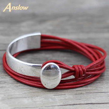 Anslow 2018 Classic Unisex Charm Vintage Style New Unique Silver Plated ... - $12.66
