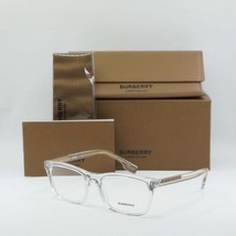 BURBERRY BE2334 3024 Transparent 55mm Eyeglasses New Authentic - £96.52 GBP