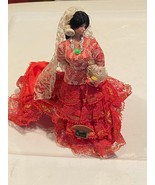 6.5&quot; Plastic Flamenco Dancer &quot;Ms. Jose&quot; Grain Espana*Pre-Owned w/Stand* c2 - $34.17 CAD