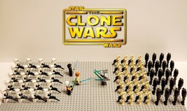 64Pcs Star Wars The Clone Wars Battle of Geonosis Minifigures Collection Toys   - £47.38 GBP