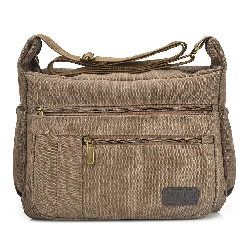 C man s shoulder bag men s vintage canvas school military travel handbags messenger bag thumb200