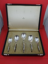 Ornamental Unknown by Georg Jensen Sterling Silver Serving Spoon Set 5-pc - £983.84 GBP