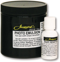 Jacquard Photo Emulsion &amp; Diazo Sensitizer 8Oz - Light Sensitive Emulsio... - £21.18 GBP