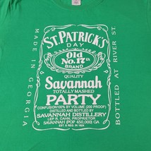 St Patricks Day Savannah Distillery Green T Shirt Georgia Gildan Size Large - $12.16