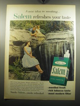 1957 Salem Cigarettes Ad - A new idea in smoking! - £14.50 GBP