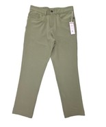 Panama Jack Men&#39;s Commuter Live In Pants Comfort 4 Way Stretch Green 32X... - $58.63 CAD