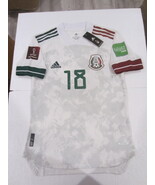 Andres Guardado Mexico World Cup Qualifiers Match Away Soccer Jersey 202... - $80.00