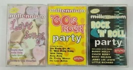 New Millennium Cassette Tape Lot - Love Songs - 60s Party - Rock N Roll Party  - £36.60 GBP