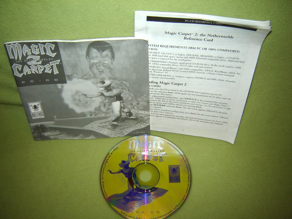 Primary image for Magic Carpet 2 Netherworlds w/ Manual PC CD-ROM Game