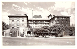 RPPC Postcard Lewis &amp; Clark Hotel Lewiston Idaho by Ross Hall - £7.87 GBP