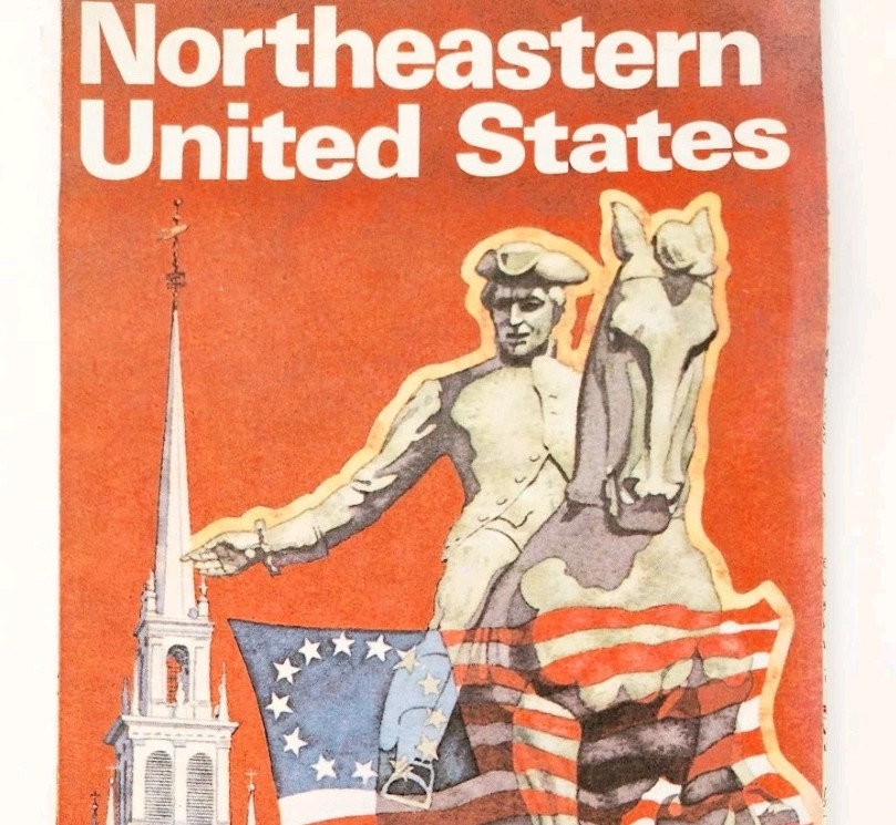 1976 Citgo Road Map Bicentennial Eastern US American Revolution Vintage ... - $29.99
