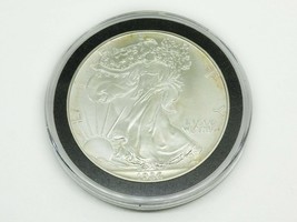 1986 .999 Fine 1 oz Silver American Eagle - £63.71 GBP